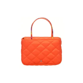 AMINA MUADDI Satin One Shoulder Handbags Mini Women's Orange