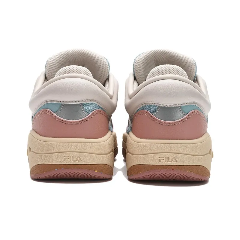 FILA MIX 2 Low Top Skateboard Shoes Women's Beige Pink-3