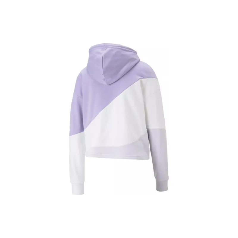 PUMA POWER CAT HOODIE TR Sweatshirt Women's Purple-1