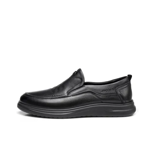 Strongman Dress Shoes Men Low-Top Black