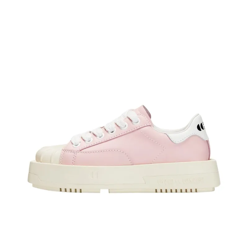 CHOCO CONCERT Low Top Skateboard Shoes Unisex Pink-0
