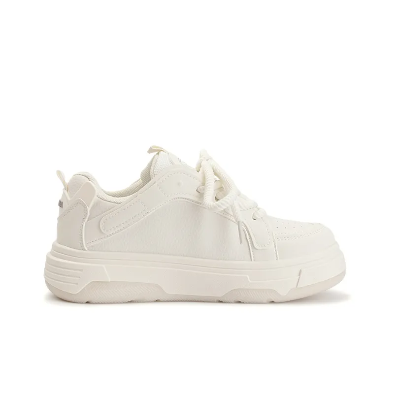 Miss Zhang Low-Top Skateboard Shoes Women's White-1