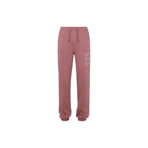 Nike Knitted Sweatpants Women's Light Mulberry Red