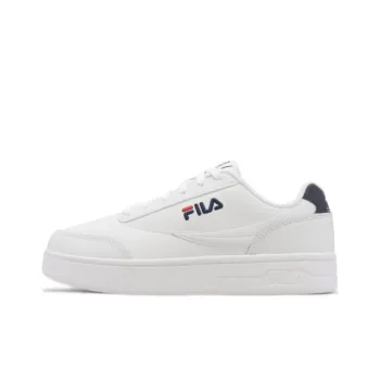 FILA Coutr Lu Coverage Wear-Resistant Low-Top Skateboard Shoes Unisex White