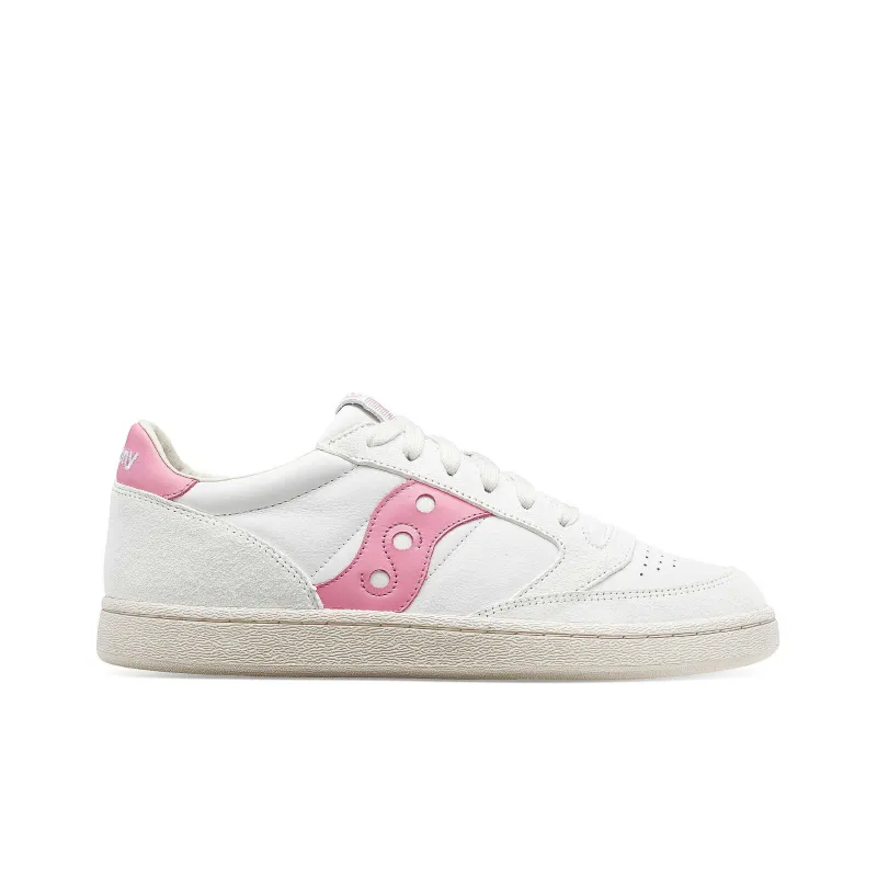 Saucony Jazz Court Premium White Pink-1