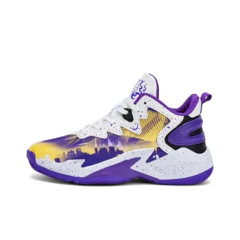 GQWE Anti-Slip And Wear-Resistant Lightweight High-Top Basketball Shoes Unisex Camouflage