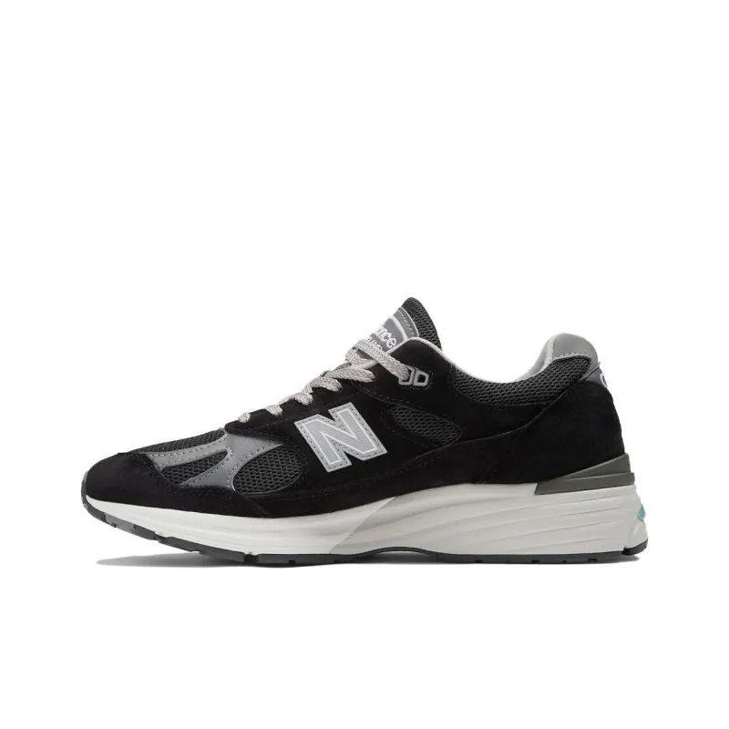New Balance NB 991 Anti Slip Wear Resistant Low Top Casual Running Shoes Men's Black-0