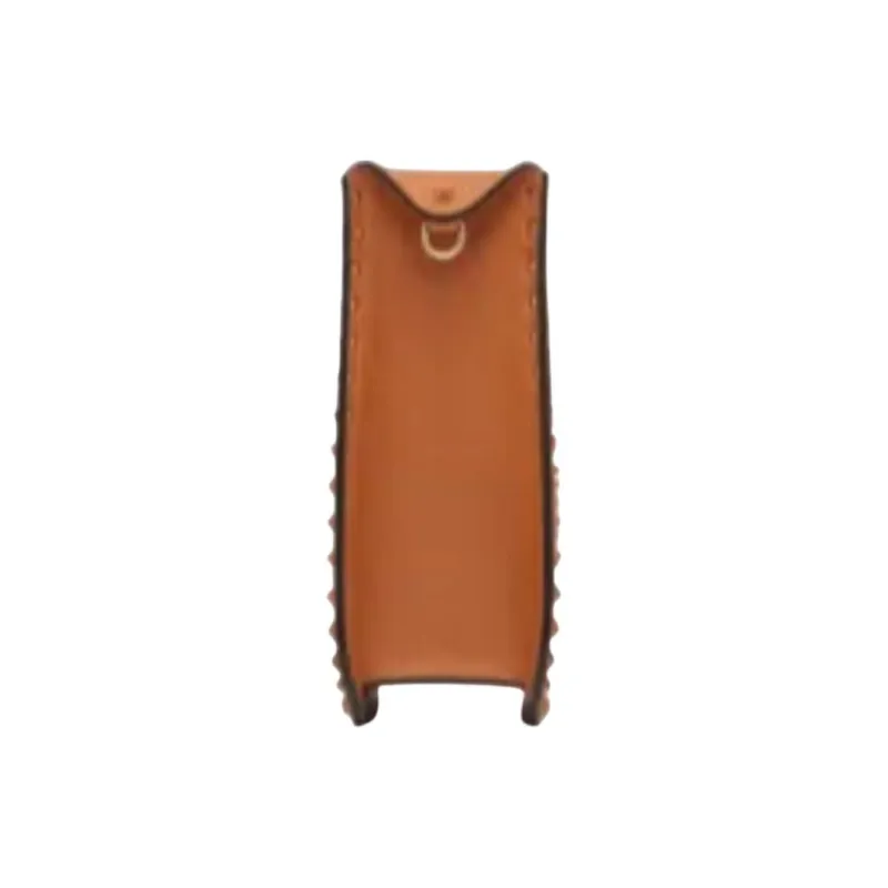 Valentino ROCKSTUD Calfskin Shoulder Bag Women's Almond-3