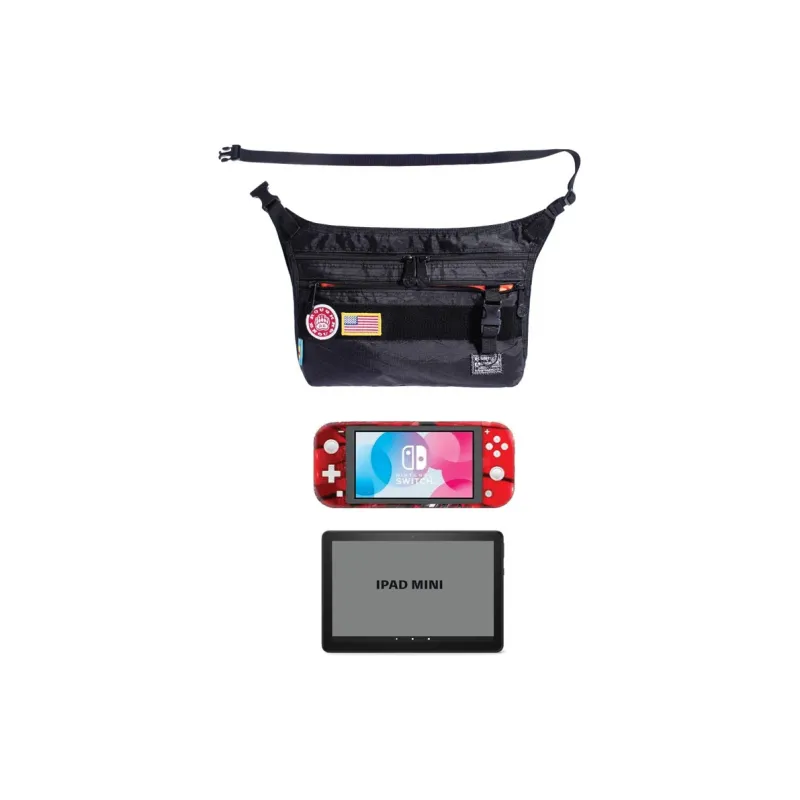 Rough Enough Polyamide Crossbody Bag Regular Men's Black-3
