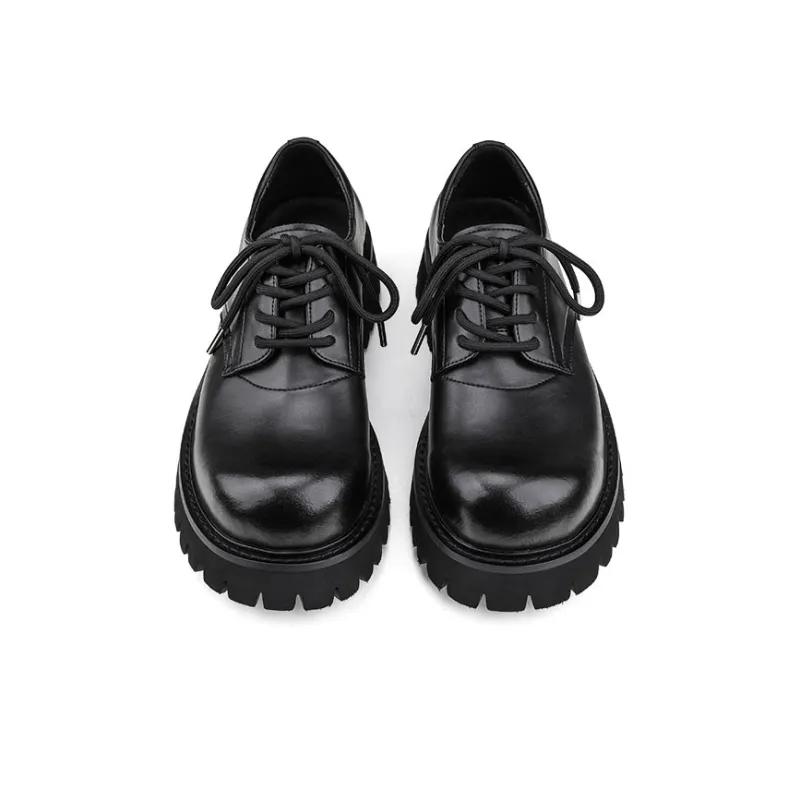 HANQIAORIJI The Abyss Series Low Top Casual Shoes Unisex Black-5