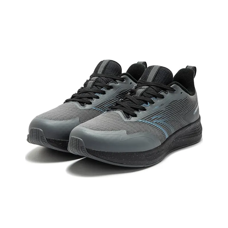 361° Slip Resistant, Abrasion Resistant, Lightweight Low Top Training Running Shoes Men's Gray Black-2