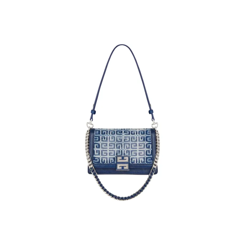Givenchy 4G Calfskin Portable Crossbody Bag Shoulder Bag Medium Size Women's Medium Blue-0