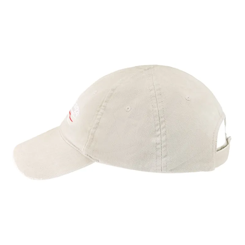 Balenciaga Distressed Logo Embroidered Baseball Cap-2