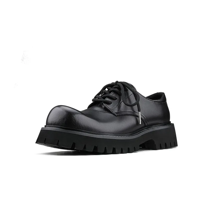 HANQIAORIJI The Abyss Series Low Top Casual Shoes Unisex Black-1