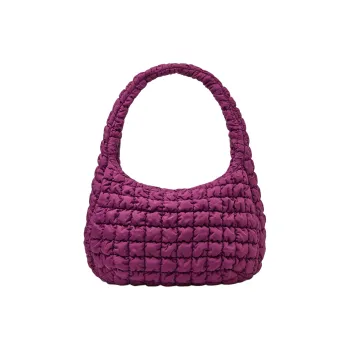COS Polyester Cloud Bag, Portable Crossbody Bag, Shoulder Bag Women's Burgundy