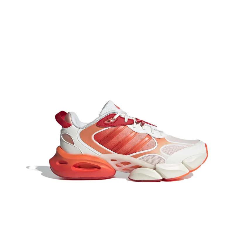 Adidas CLIMACOOL VENTO 3.0 Cushioning Wear Resistant Low Top Running Shoes Women's White Red-1
