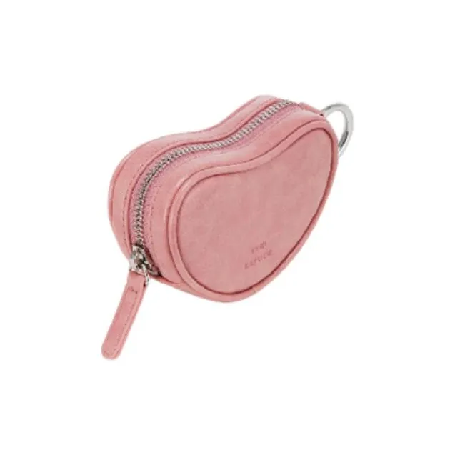 FIND KAPOOR Artificial Leather Clutch Coin Purse Mini Women's White/Black/Silver/Pink-23