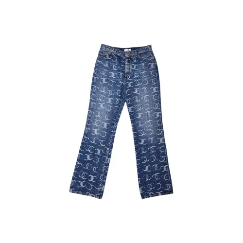 CHANEL Jeans Women's Dark Blue