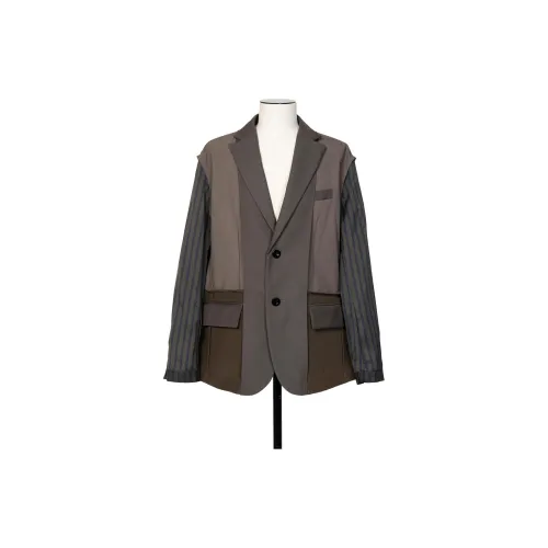 Sacai Business Suits Men Taupe