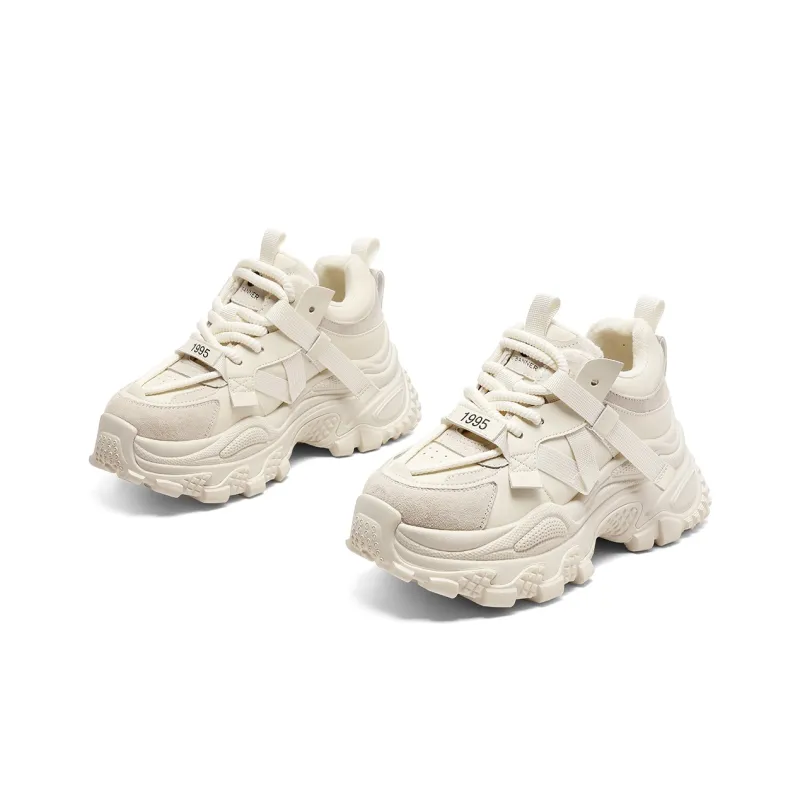 C°BANNER Height Increasing Warmth Low-Top Chunky Sneakers Women's-7