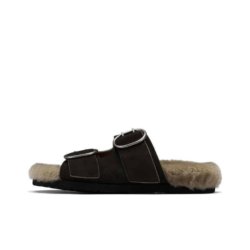 73Hours Warm And Hot Smart Slide Slippers Women's Black-0
