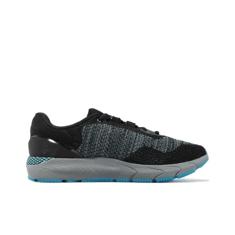 Under Armour Hovr Intake 6 Slip-Resistant Breathable Low-Top Running Shoes Men's Black Gray Blue-1