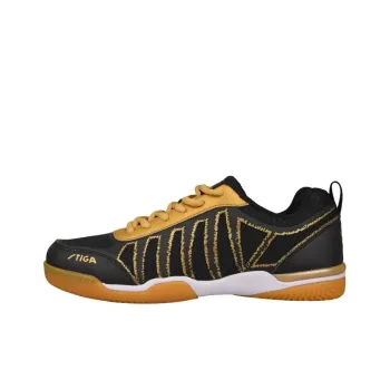 Stiga Cushioning Wear-Resistant Low-Top Training Shoes Unisex Black Brown