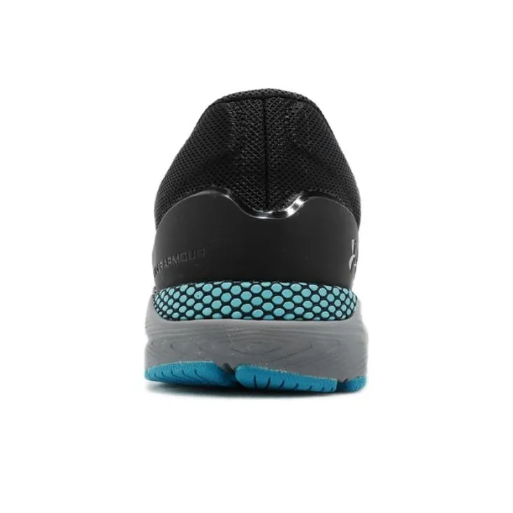 Under Armour Hovr Intake 6 Slip-Resistant Breathable Low-Top Running Shoes Men's Black Gray Blue-3