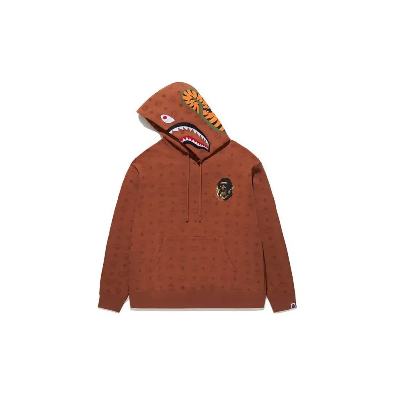 Bape X Mcm Shark Pullover Hoodie-2