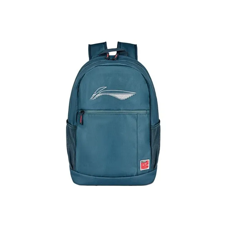 LiNing Sports Life Collection Polyester Backpack Regular Unisex Green Lake Blue-0