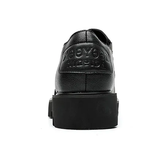 GZZ Men's Casual Shoes Men Low Top Black-3