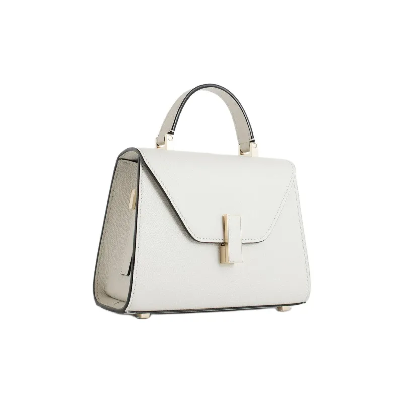 Valextra Iside Millepunte Calfskin Shoulder Bag, Crossbody Bag, Handbag Women's White-1
