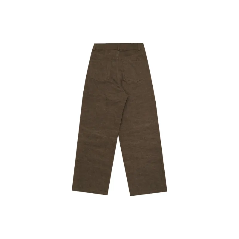GMETRYART Casual Pants Unisex Dark Khaki-1