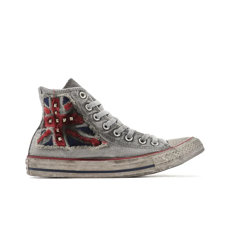 Converse Distressed Uk Flag Chuck Taylor All Star High Top-1