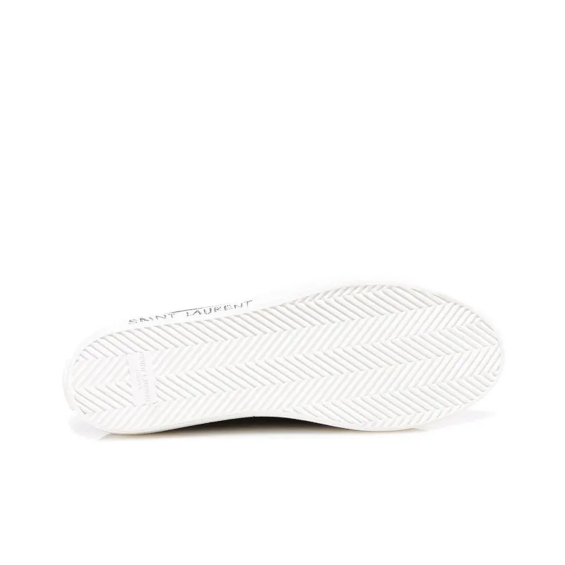 SAINT LAURENT High Top Stylish Skateboarding Shoes Men's Leopard Print-4