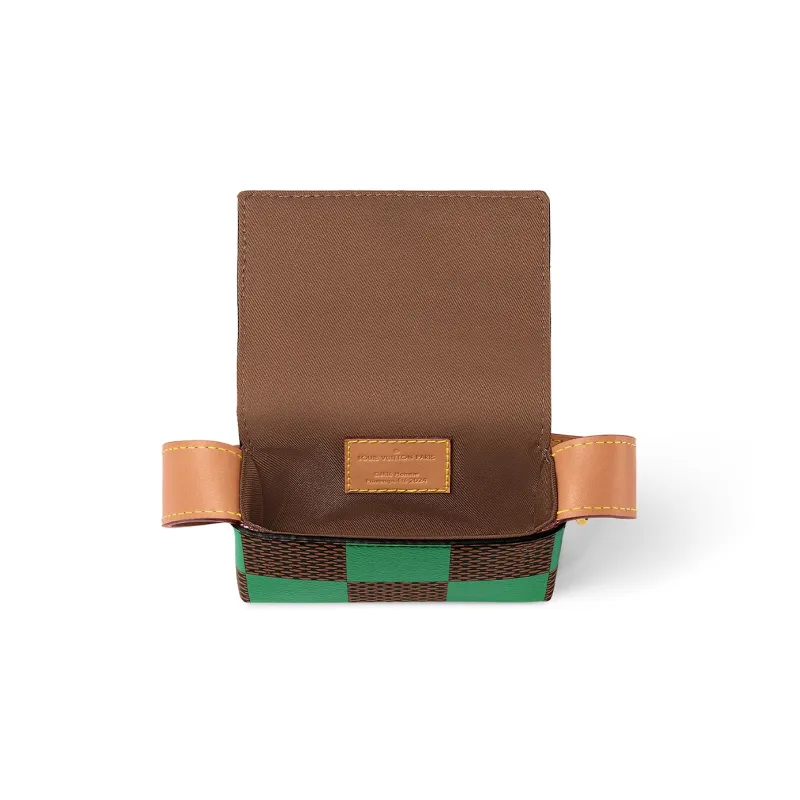 LOUIS VUITTON Micro Steamer Damier Pop Green-3