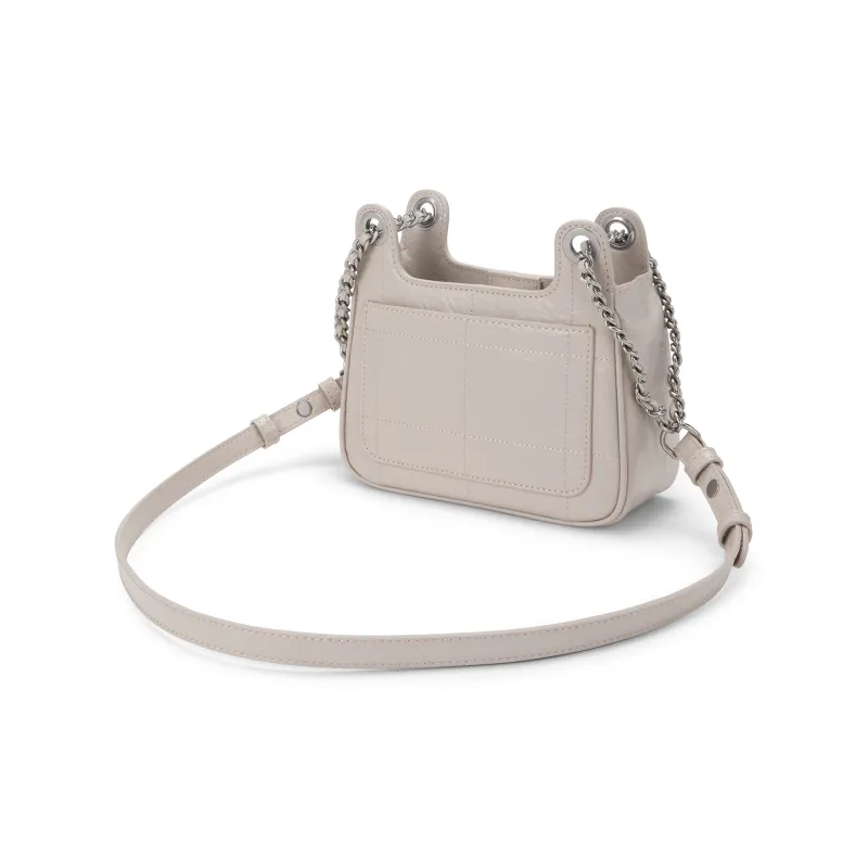 CHARLES&KEITH Polyurethane Synthetic Leather Small Square Bag Shoulder Bag Crossbody Bag Small Size Women's Solid Color-2