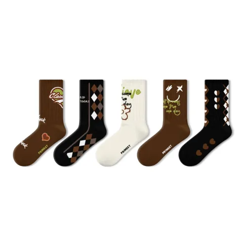 Primeet Unisex Mid-Calf Socks