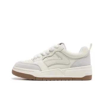 Satchi Slip Resistant Low Top Skateboard Shoes Women's Apricot