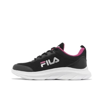 FILA Cushioning Wear-Resistant Low-Top Running Shoes Women's Black