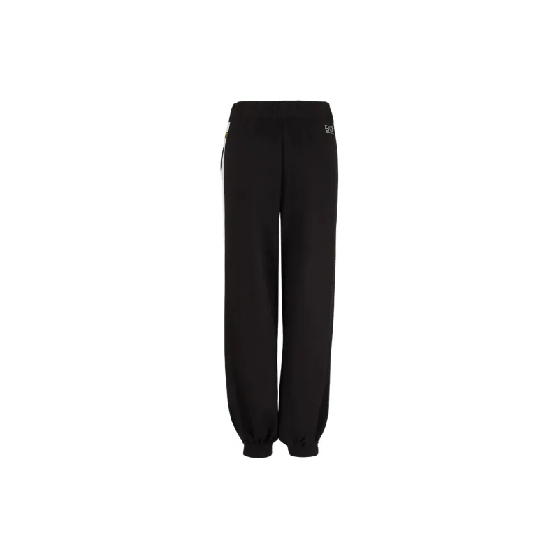 EMPORIO ARMANI EA7 SS24 Sports Pants Women's Black-1