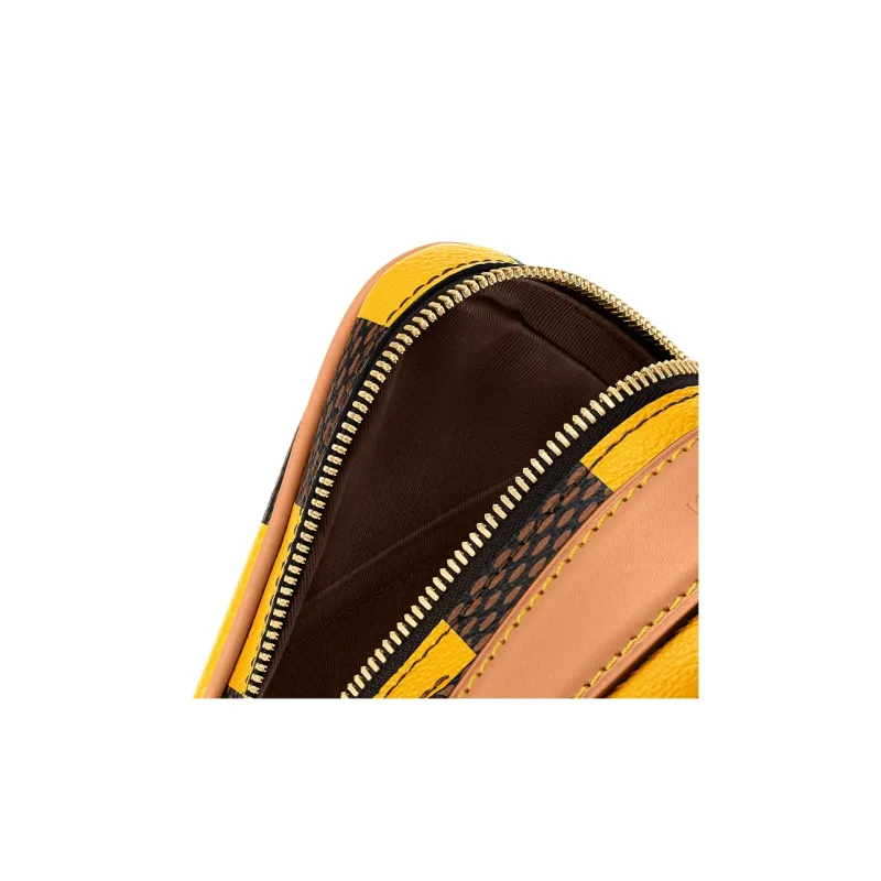 LOUIS VUITTON Chess Messenger Bag Damier Pop Jaune Mat-4