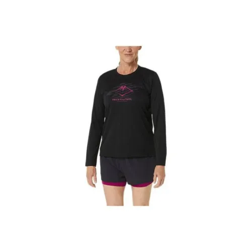 Asics FUJITRAIL T-Shirts Women's Blackberry