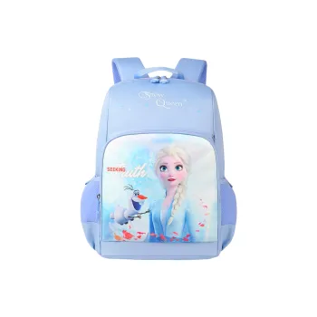 Disney Frozen Series PU With Polyester Backpack Large Size Women's Blue/Purple