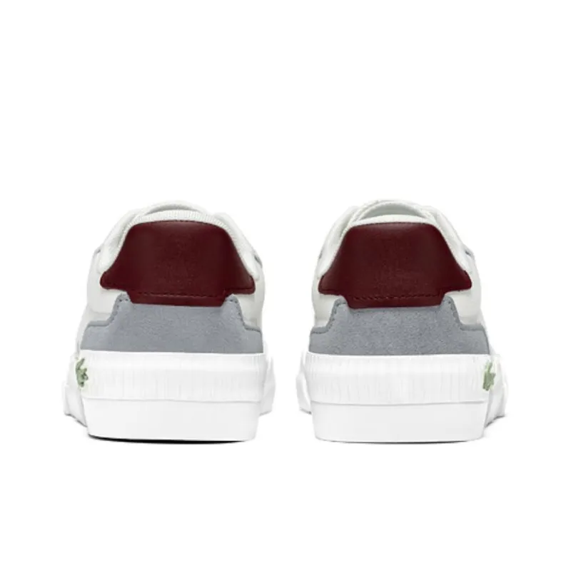 LACOSTE Low Top Skateboard Shoes Women's White-2