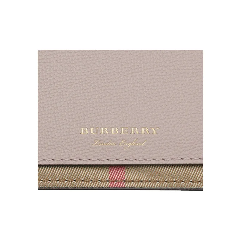 Burberry Vintage Calfskin Crossbody Bag, Shoulder Bag Women's Dusty Pink-3