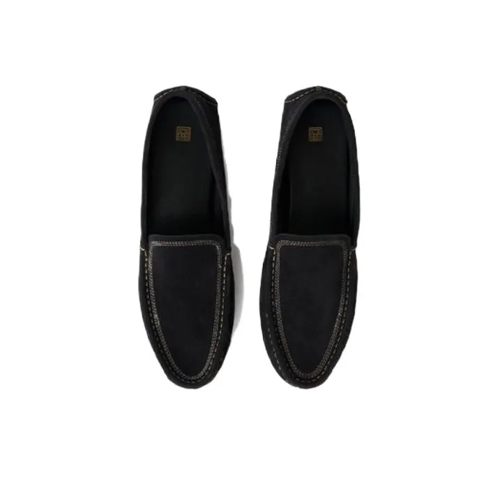TOTEME Almond-toe Suede Loafers Women's-3