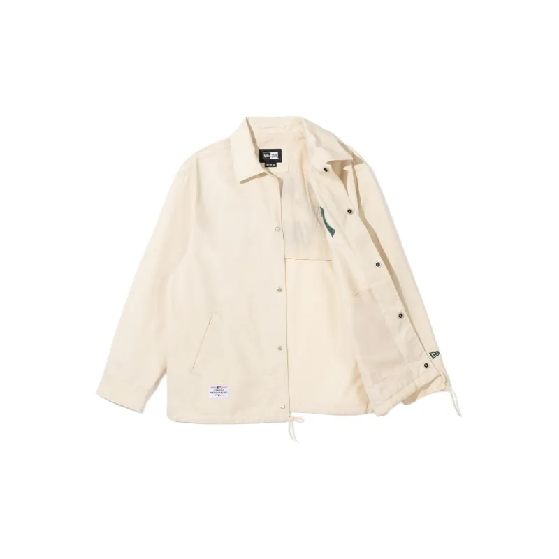 New Era X MLB SS24 Coach New York Yankees Jacket Ivory-2