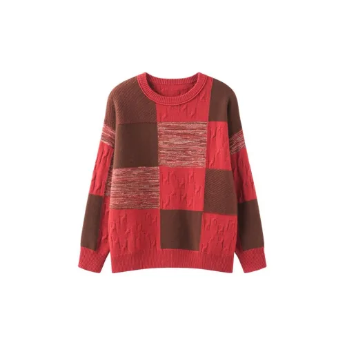 MAIGRE SIMHAT Cashmere Sweaters Men Furnace Red