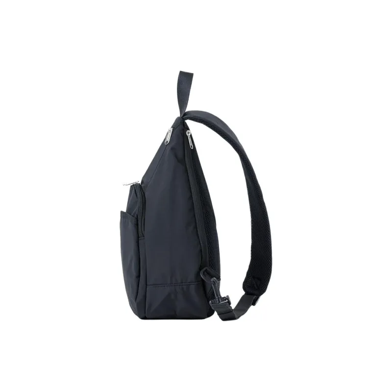 Anello Nylon Shoulder Bag Crossbody Bag Unisex Black-3